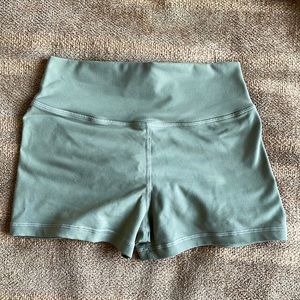 Muscle nation shorts. Never worn because they are the wrong size for me.